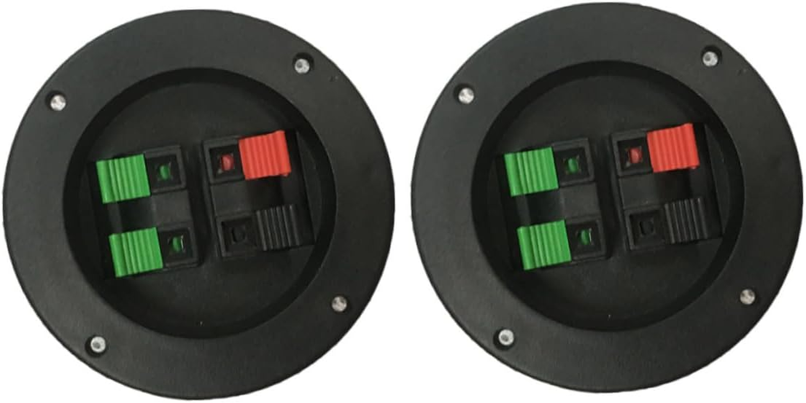 Jojofuny 2 Pcs Speaker Terminal Connector Binding Post Loudspeaker Connector Accessory with 4 Ports Compatible for Home Audio Systems and Amplifiers image number 4