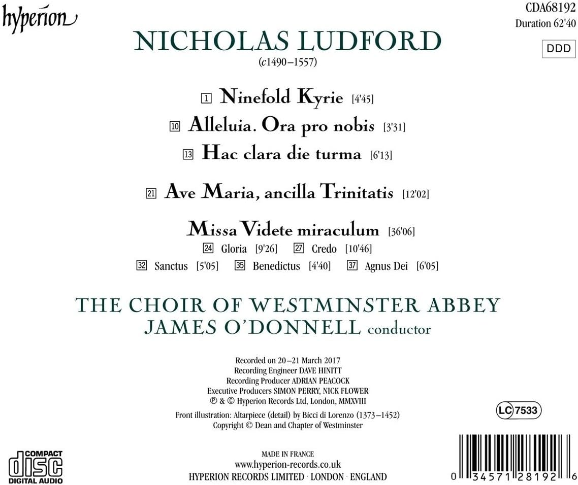 Ludford Missa Videte Miraculum image number 1