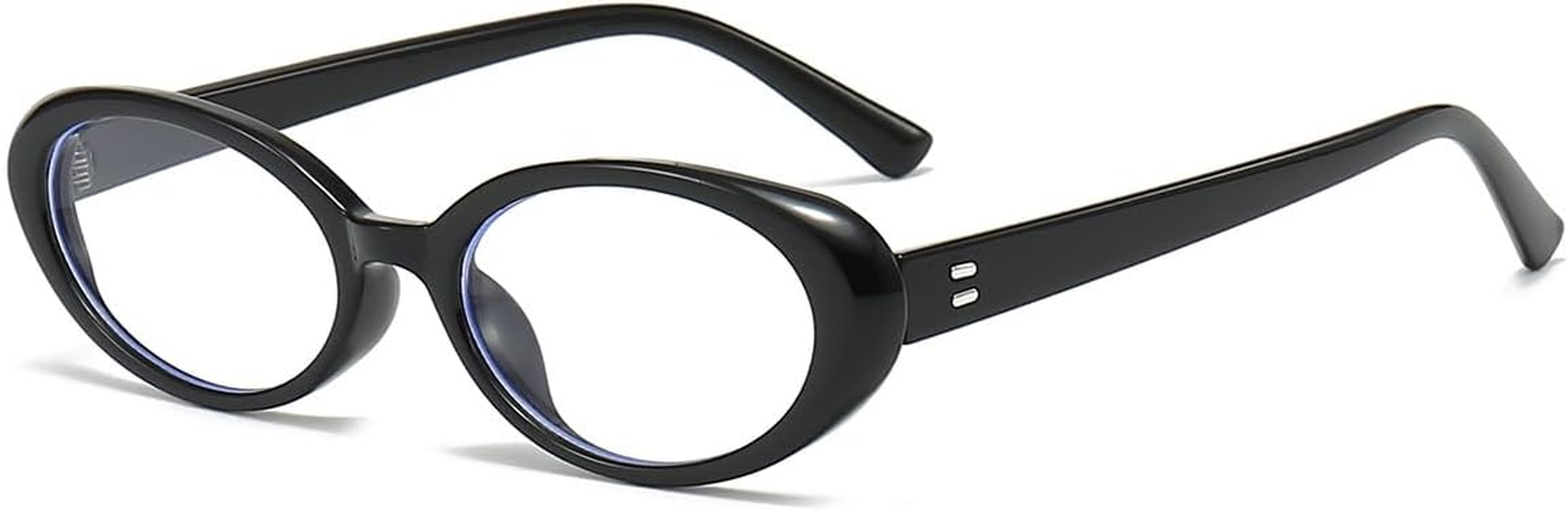 NIDOVIX Oval Frame Clear Lens Glasses for Women Men Classic Vintage Retro Oval Non  Eyeglasses