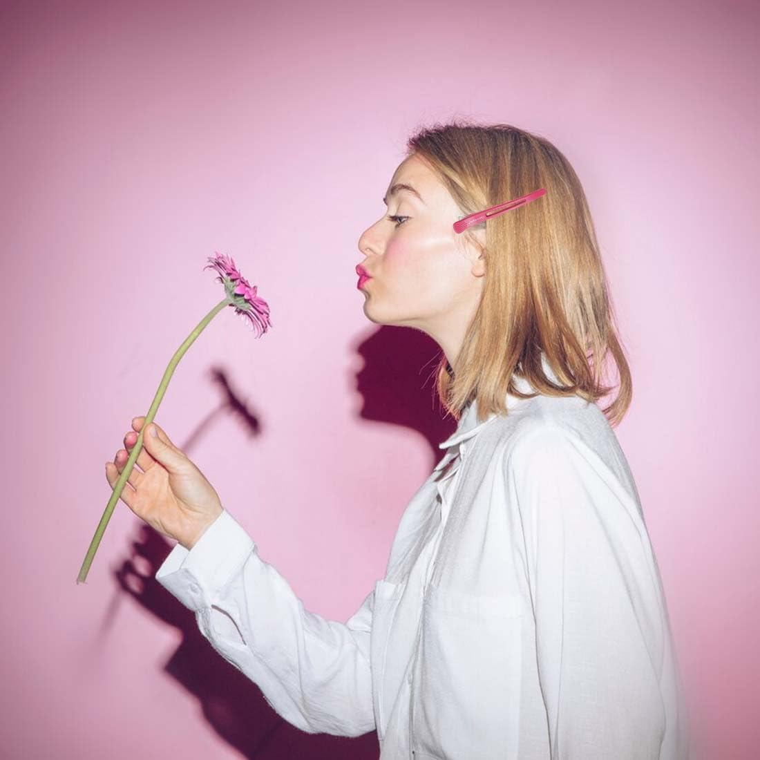 6 Pieces Hair Clips Hair Clips for Styling and Cutting Seamless Hair Clips for Women image number 2