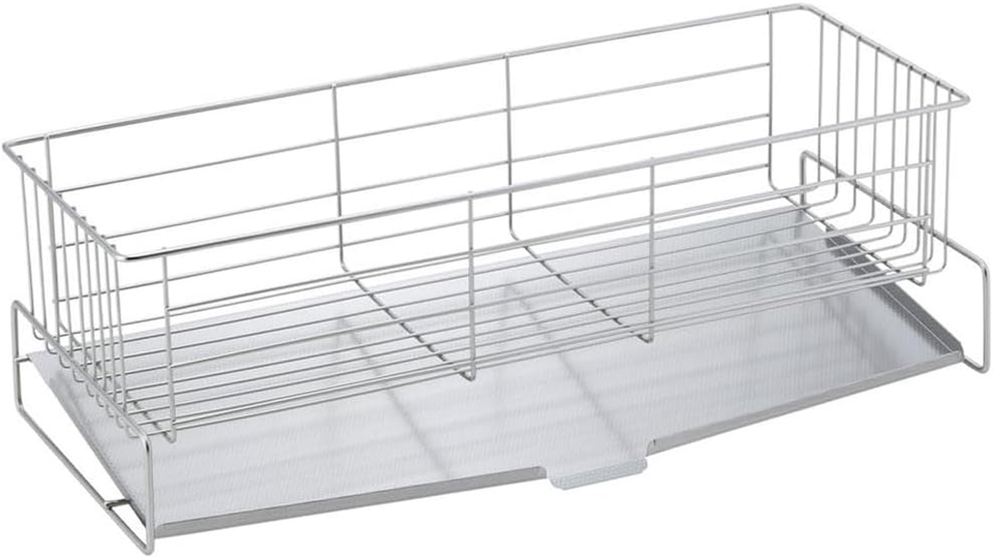 Shimomura Planning 40415 Slim Chopsticks Stand with Depth Only 1.2 Inches (3 Cm), for Dish Drying Racks, Made in Japan, Thin, Easy Installation, Compact Size, Small Items, Spoon, Fork, Cutlery Pocket,