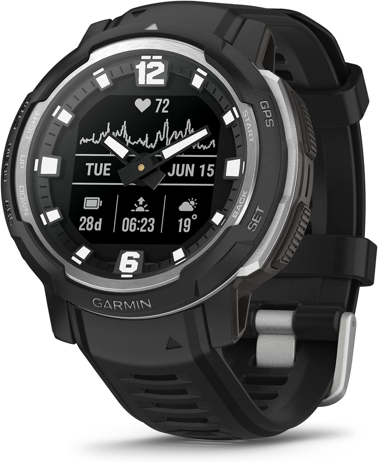Garmin Instinct&reg; Crossover, Solar Smartwatch, Tidal Blue image number 7