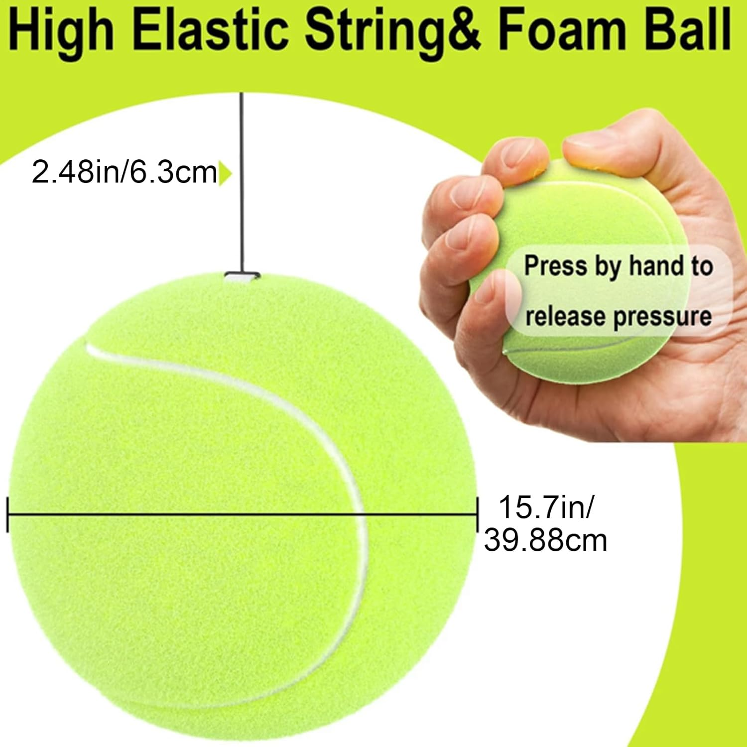 Garage Parking Aids for Car | 2-Piece Car Garage Parking Guide Tennis Ball Aid,Adjustable Vehicle Stop Indicator for Positioning Driver SUV RV Household Villa Residential Apartment image number 1