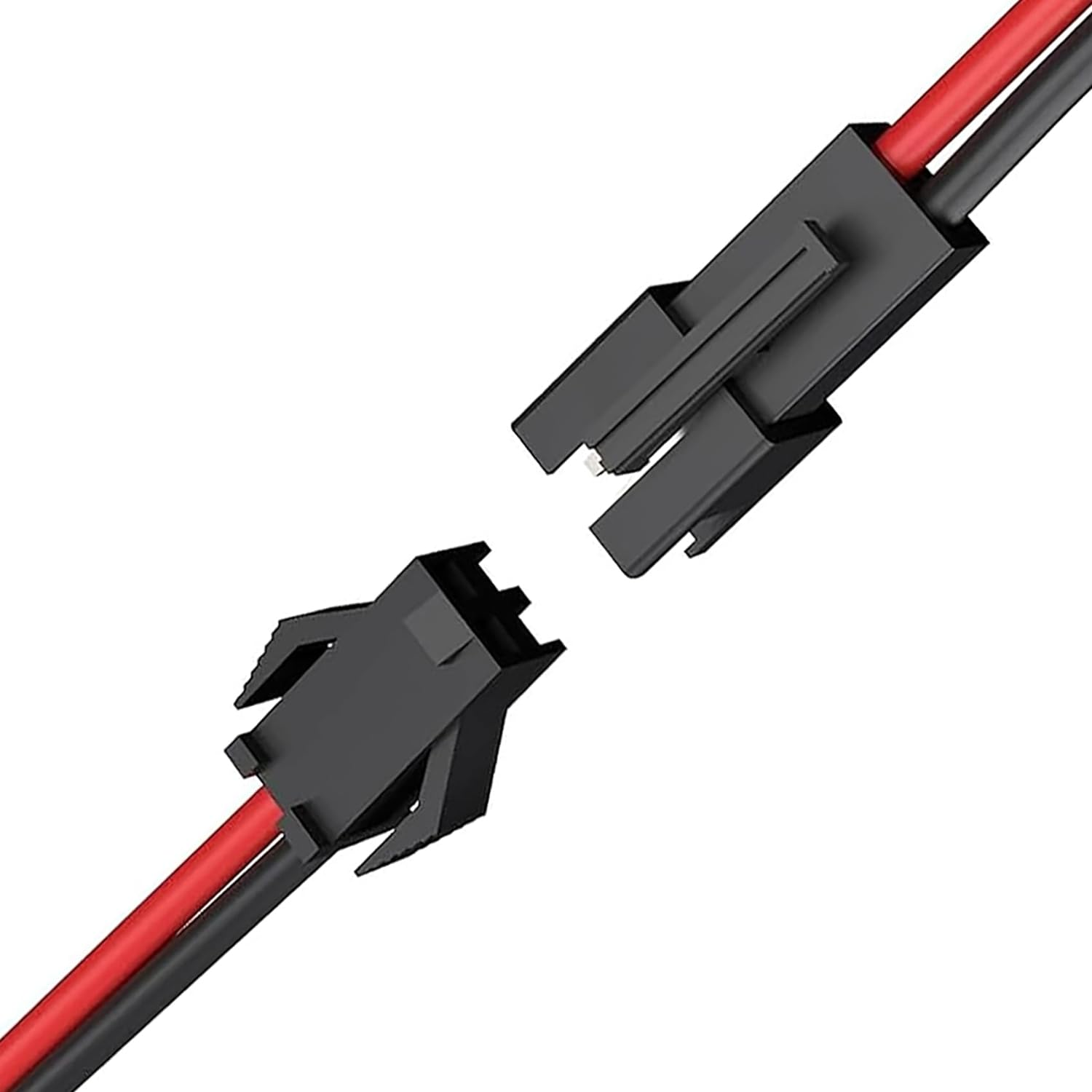 Tunghey 10Pack 3 Pin JST Connector Micro Electrical Male and Female Connector Adapter Plug with 15CM Wire Cables for LED Light Strip (3PIN)