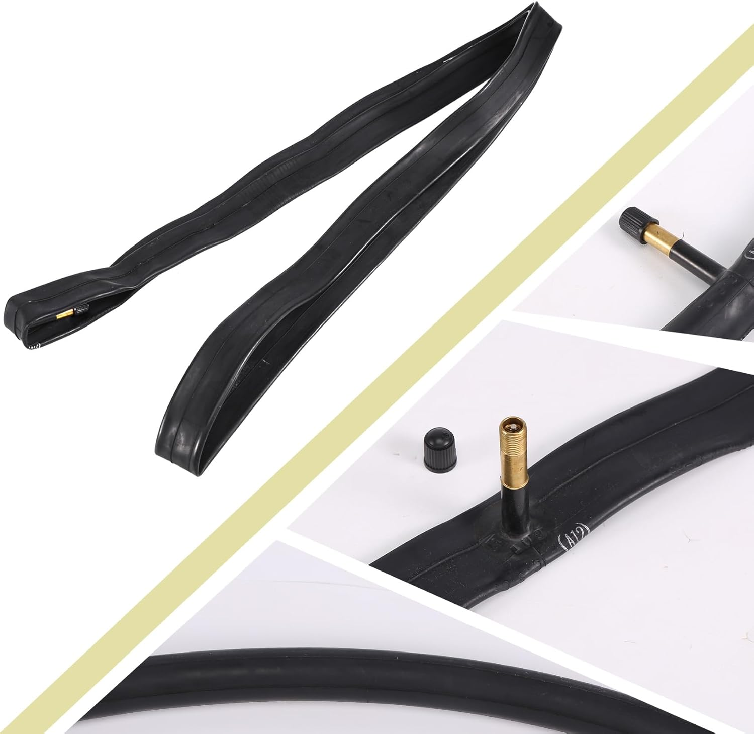 Ceahoify 700X35C/38C/40C/43C Bike Inner Tube with Schrader Valve 48Mm, 2 Pack Bike Tire Tube for 700C Road Bicycle image number 5