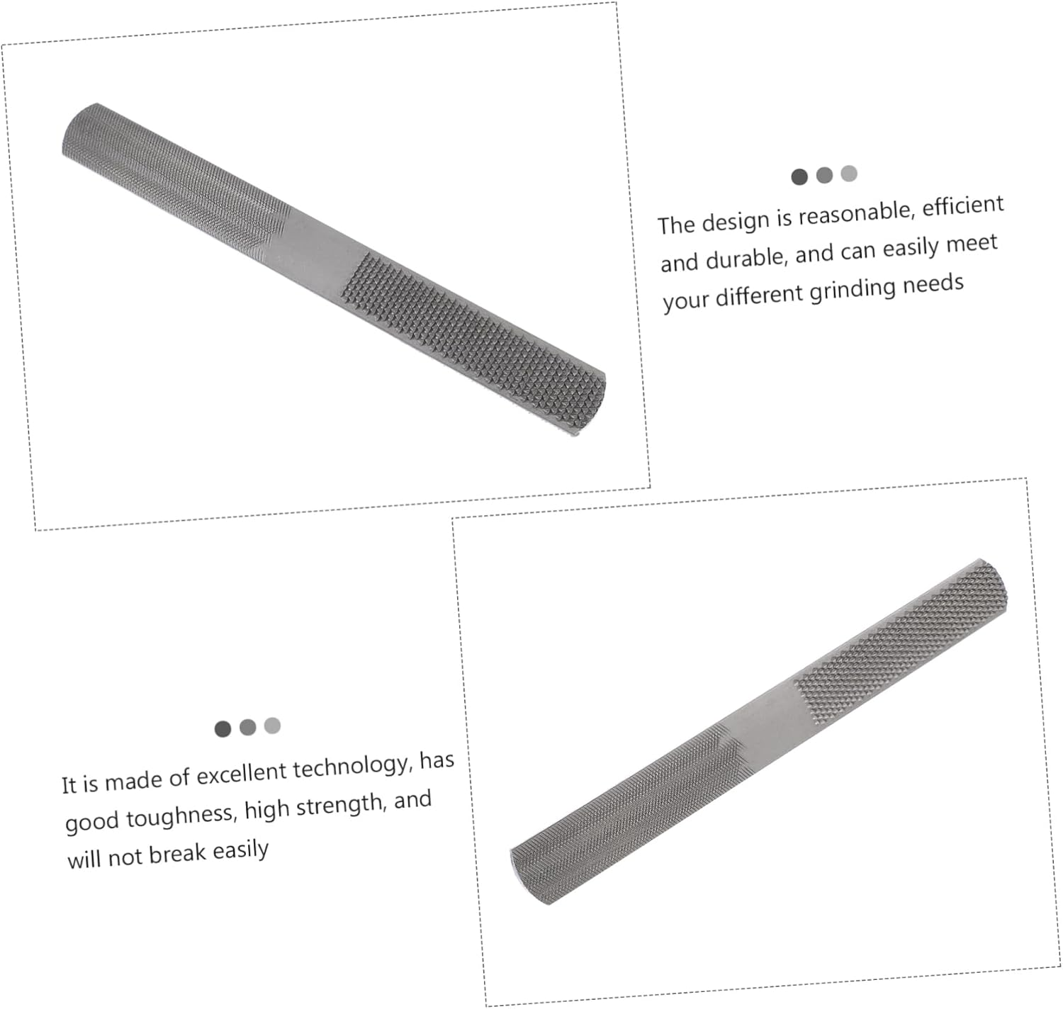 DOITOOL 4 in 1 Woodworking Rasp File Set for Carpenters Steel Wood Polishing Tool Storage Bag Versatile Wood Grinding and Carving Files for Diy Projects image number 5