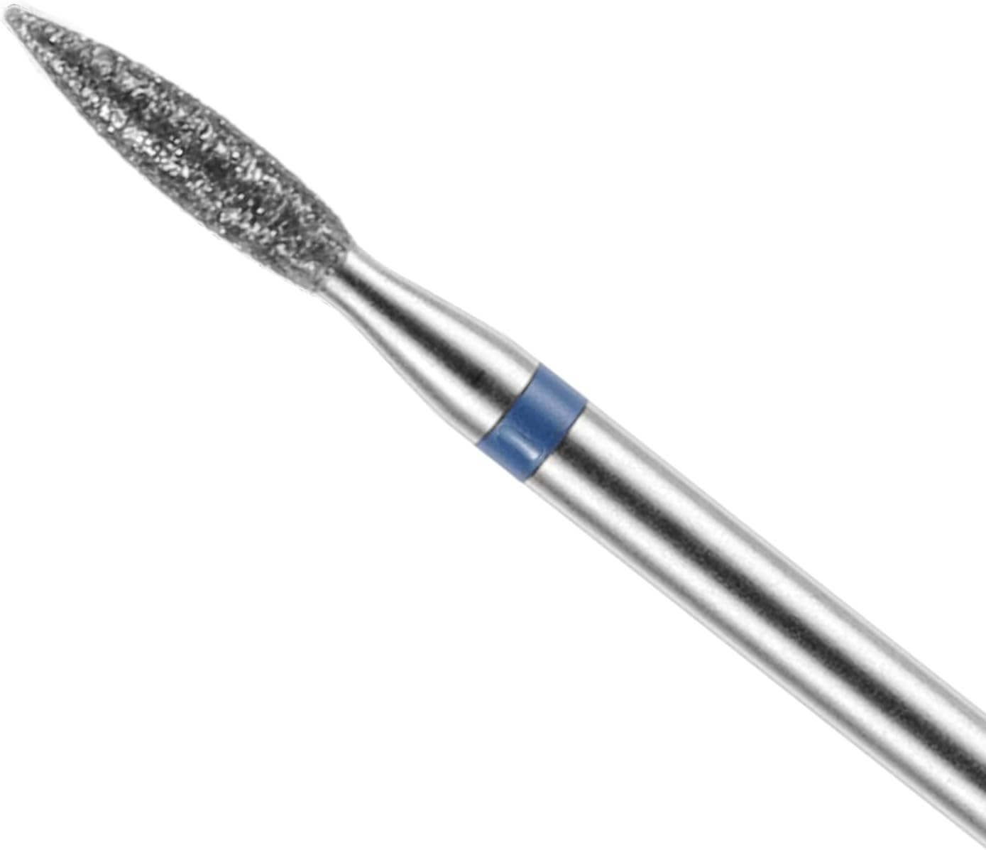 10 Pcs Diamond Flame Cuticle Drill Bits with Case 3/32'' Cuticle Clean Drill Bit Cuticle Nail Drill Bits Electric Nail File Machine Cuticle Bit Manicure Pedicure Polishing Kit for Nail Salon Manicure image number 1