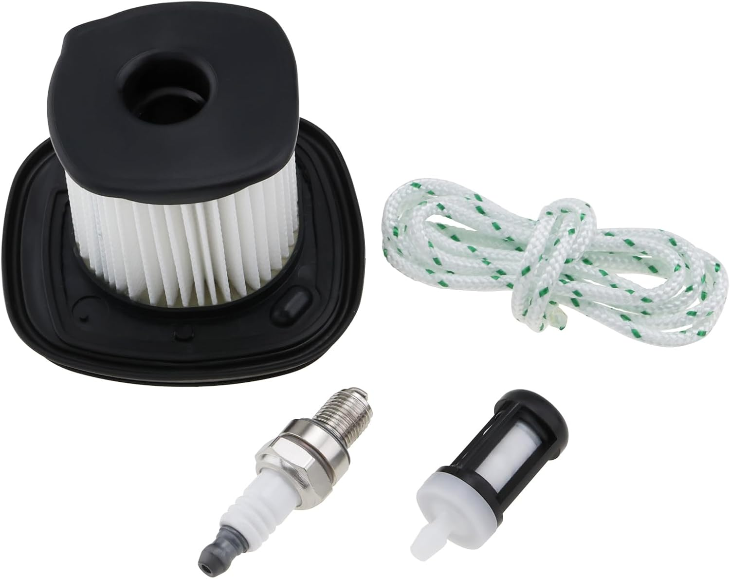 OTOTEC 4Pcs Service Kit Include Air Filter Fuel Filter Spark Plug Pull Cord Compatible with Stihl SH86 SH86C BG86CE BG86Z BG86CEZ Leaf Blower image number 6