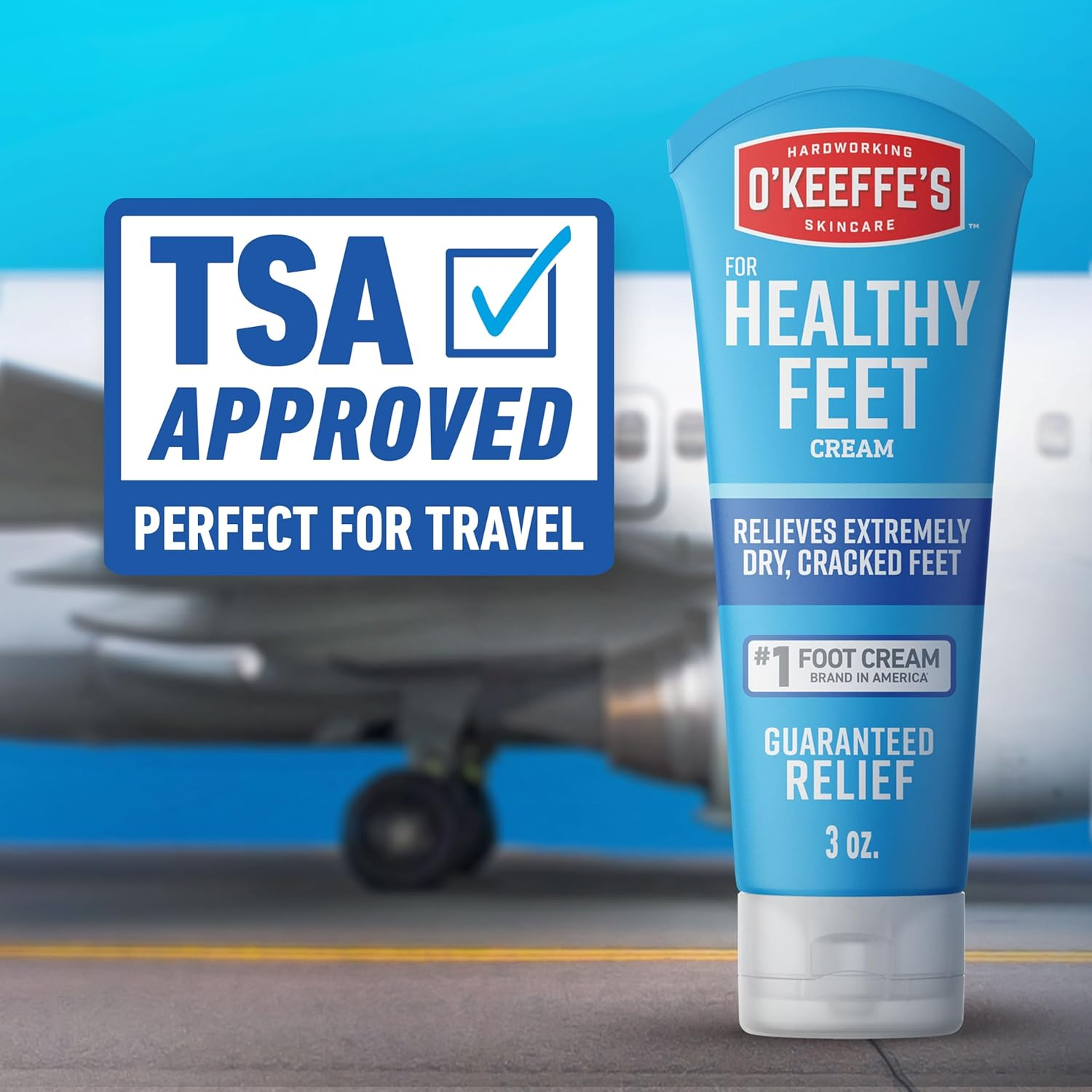 O'Keeffe'S Healthy Feet Foot Cream, Relieves and Repairs Extremely Dry Cracked Feet, Instantly Boosts Moisture Levels, 85G/3Oz Tube, (Pack of 1) K0280001 image number 3