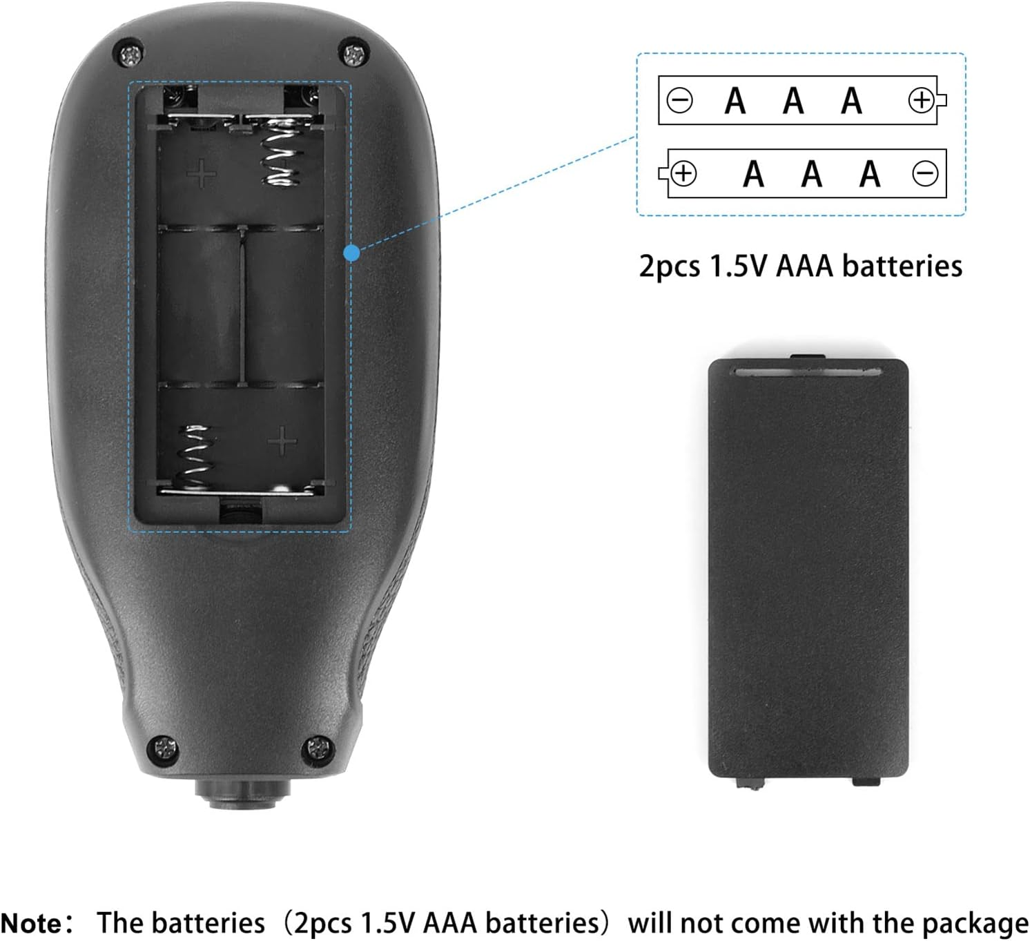 Paint Thickness Tester Car Coating Film Thickness Gauge 0~2000Um Digital Coating Meter with LCD Display Automotive Paint Films Tester image number 2