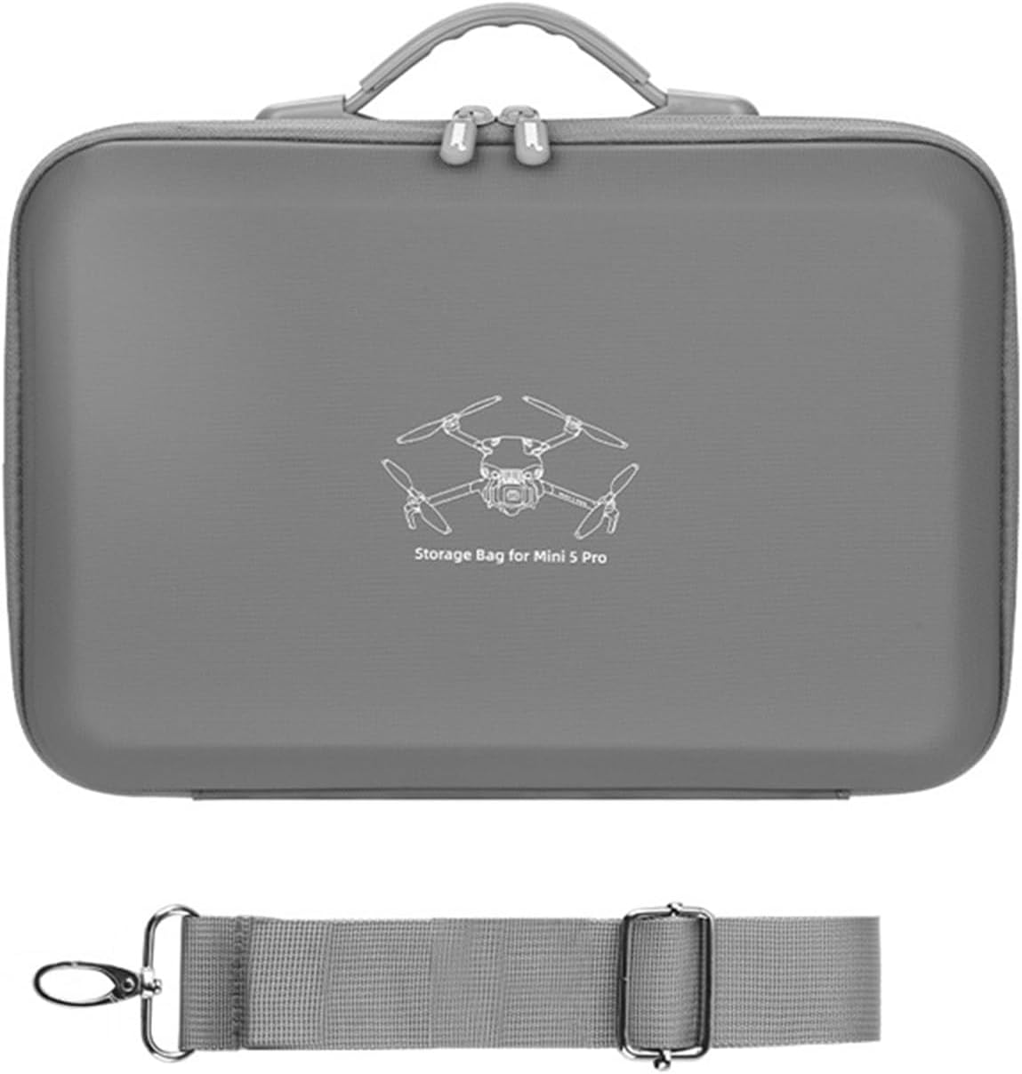 ZLYLVRC Storage Bag for DJI Mini 5 Pro, Portable Hard Case Waterproof Travel Carrying Case with Shoulder Strap Compatible with Mini 5 Pro Drone Accessory image number 5