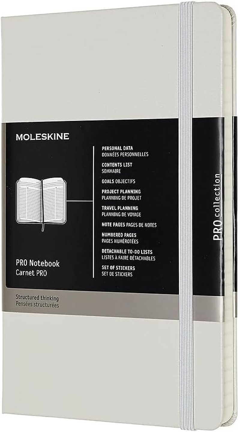 Moleskine - Professional Hard Cover Notebook - Large - Black image number 4