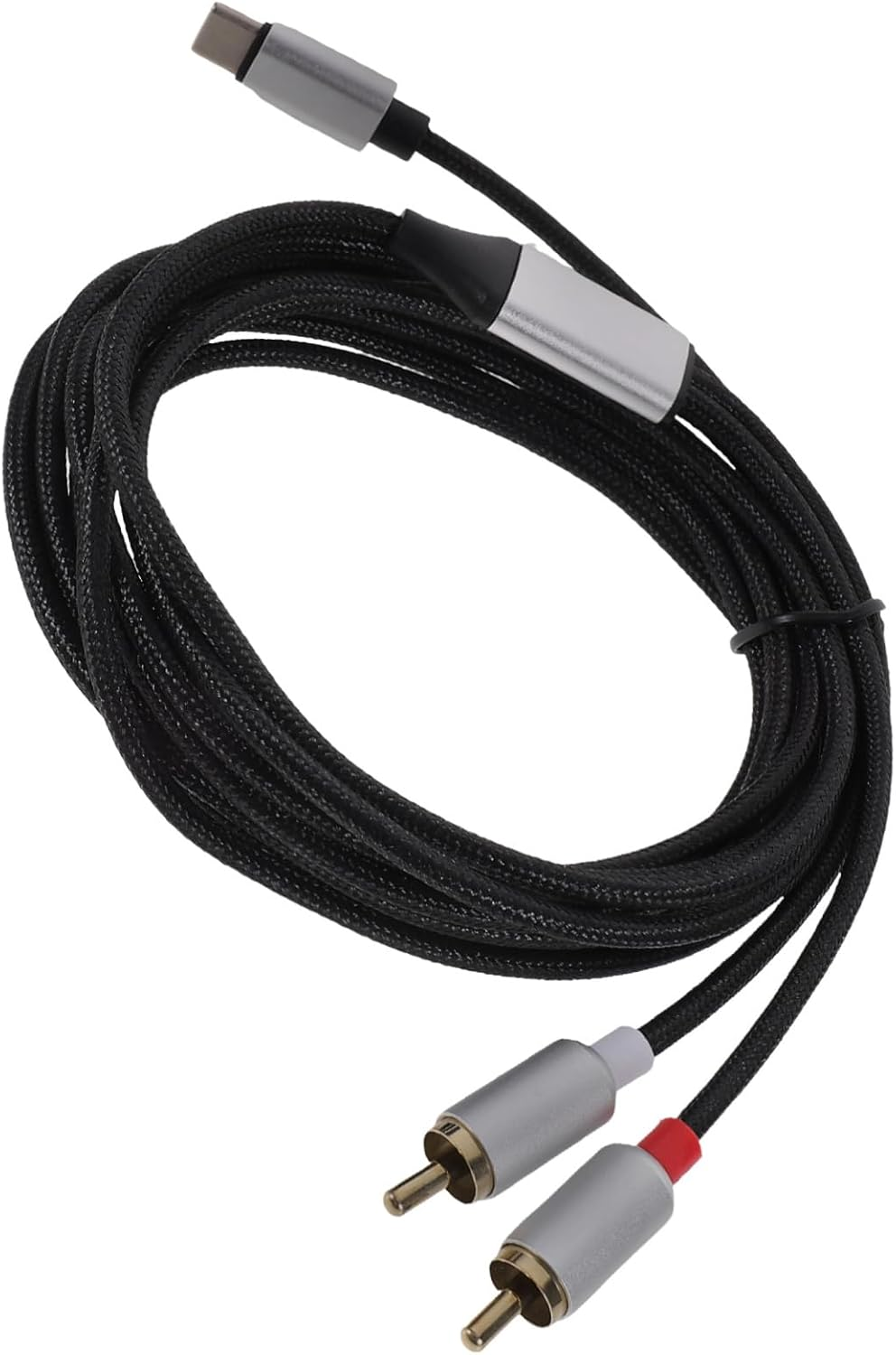 GLSTOY 1M Stereo Audio Cable Type-C to RCA Audio Equipment Adapter Power Amplifier Sound Cable for Home Theater