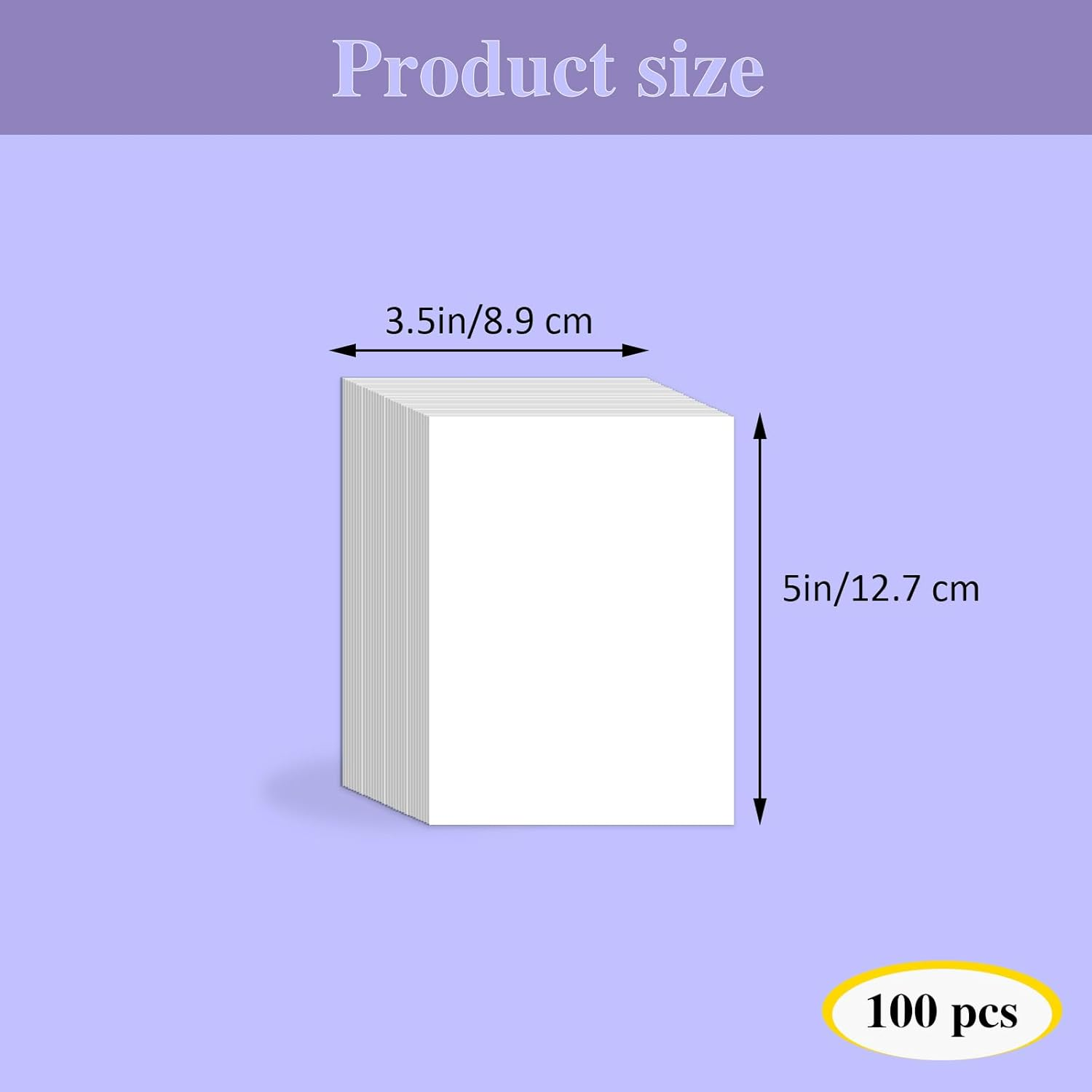 Sgphrzlt 100 Sheets 12.7X8.9 Cm High Glossy Photo Paper, 210Gsm Professional White Blank Picture Printer Paper, Premium Instant Dry Smooth Photographic Paper Fit for Inkjet Printers image number 3