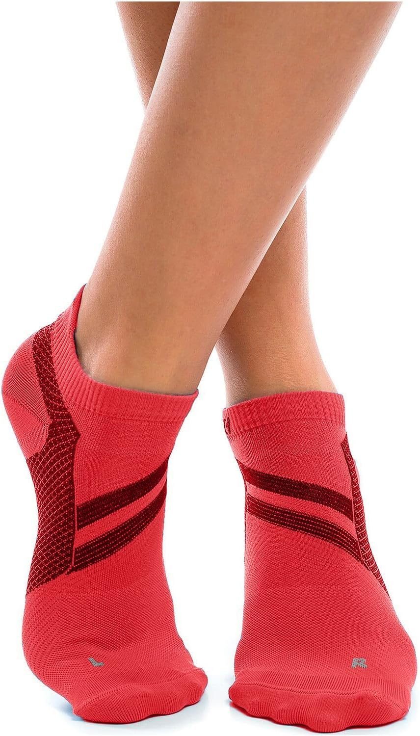 Compression Socks, Low Cut, No Show Ankle Tab, Ultra Light Plantar Fasciitis, Foot Pain Sock Relief with Arch & Heel Support for Men & Women