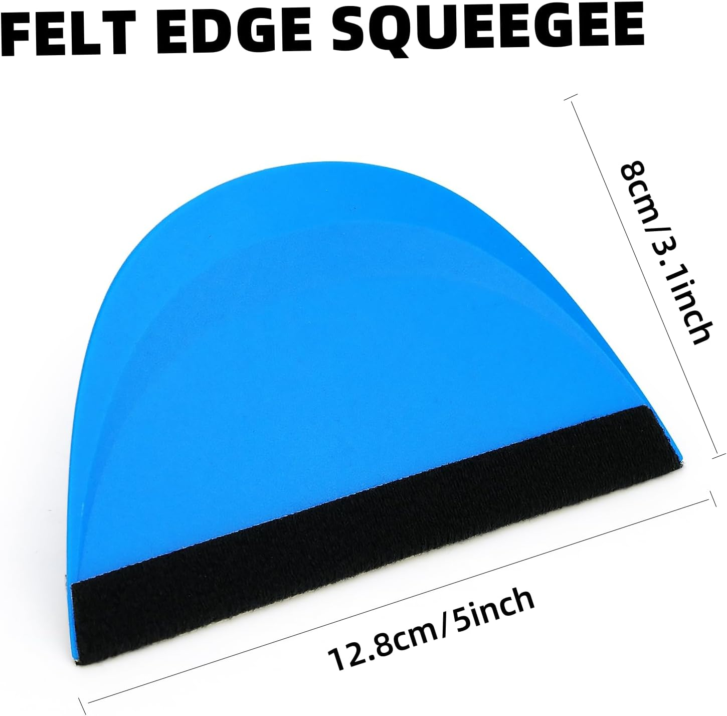 Umaki Small Squeegee for Vinyl Accessories, Vinyl Wrap Squeegee, Decal Squeegee Vinyl Scraper for Car Wraps, Window Tint, Graphics Design, Transfer Film, Car Paint Film, Round, 5Piece image number 4