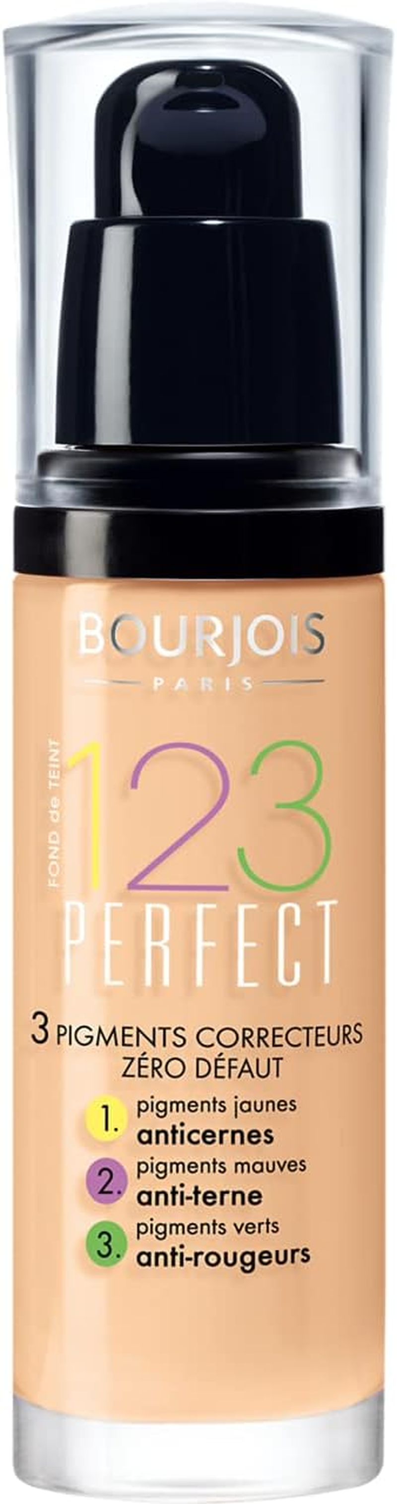 Bourjois Fond De Teint 123 Perfect Foundation for Women, # 54 Beige, 1 Ounce