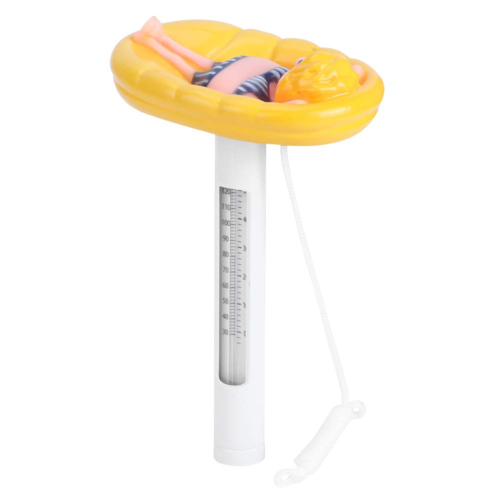 Pool Thermometer Floating, Lovely Cartoon Shape Indoor Outdoor Thermometer Shatter Resistant Pond Water Thermometer with ℉/℃ Display for Swimming Pools, Spas, Hot Tubs, Jacuzzis image number 4