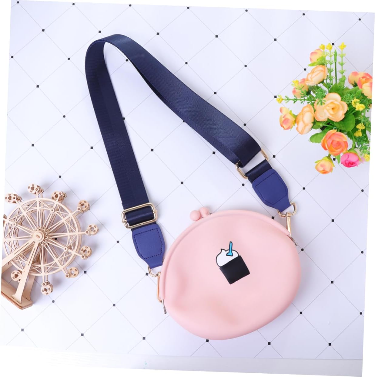 TEHAUX 2Pcs Fashion Bag Strap Adjustable Crossbody Bag Straps for Women for Travel image number 6