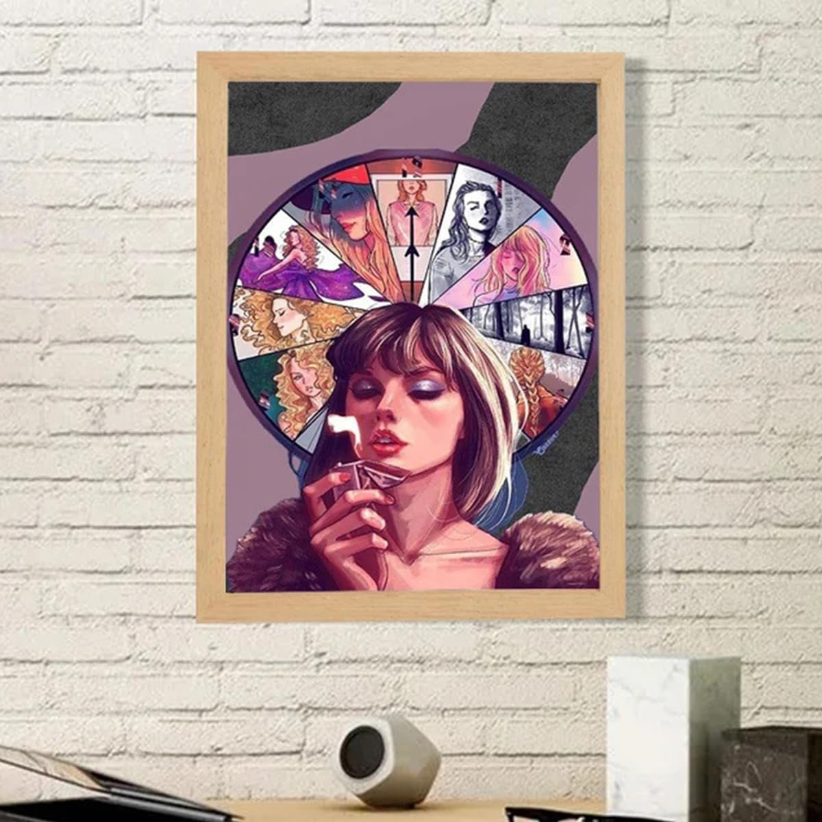 Aesthetic Canvas Wall Art Poster, Music Theme Room Decor, 40 X 60 Cm, Unframed image number 1