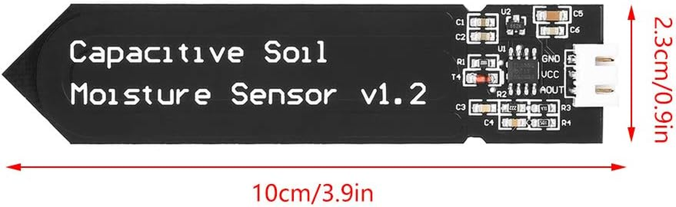 Wireless Soil Moisture Sensor, Lightweight Moisture Sensor Meter Soil, Portable Moisture Detection for Garden Plants Patio Intelligent image number 1