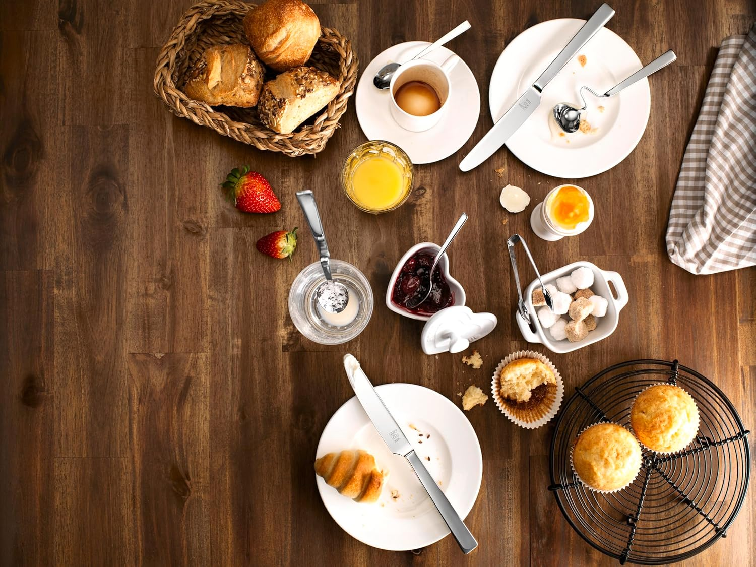 Zwilling 07150-259 Diner Steak Fork & Knife Set, Cutlery, Serving Tableware, Authentic Japanese Product image number 3