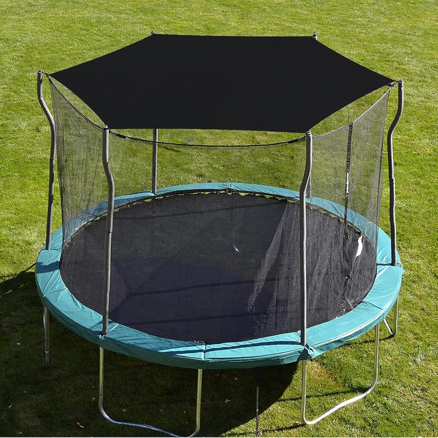 Trampoline Shade Cover, 12Ft Trampoline Tent Cover Trampoline Sun Protection Cover Sun Protection Trampolines Canopy, for Outdoor Anti-Uv Trampoline Accessories image number 1