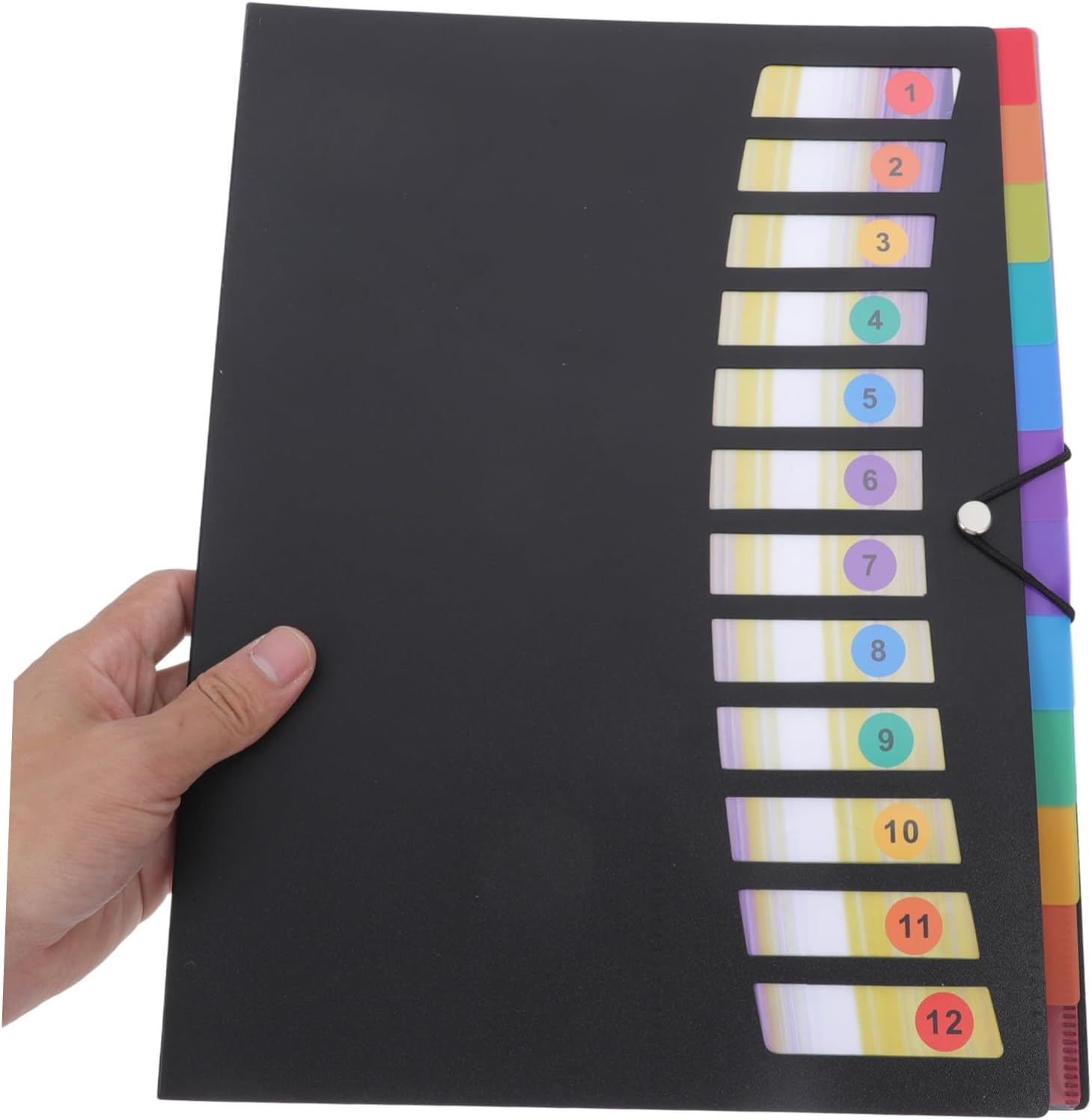 CLISPEED Expanding File Folder Portable Travel Document Organizer Large Capacity Document File Organiser for Office Use image number 6