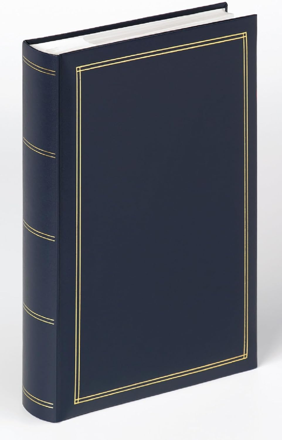 Walther Design Photo Album Red 200 Photos 10 X 15 Cm Memo Album Imitation Leather with Embossing, Monza ME-138-R