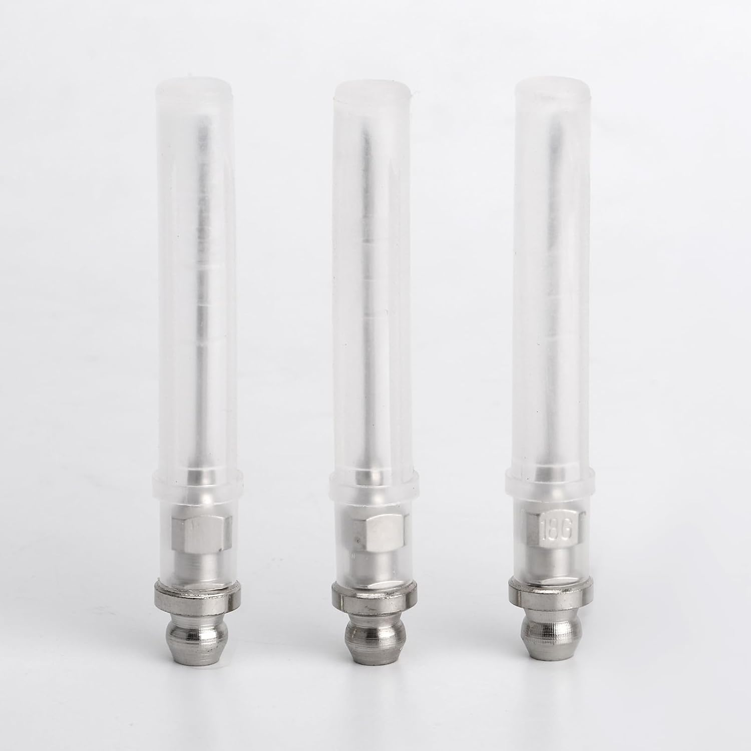 SAVITA 3Pcs Grease Injector Needles, Mini Bearing Grease Needle Nozzle Portable and Detachable Grease Needle for Ball Joints Needle Air Nozzle Injecting Grease Tool image number 2