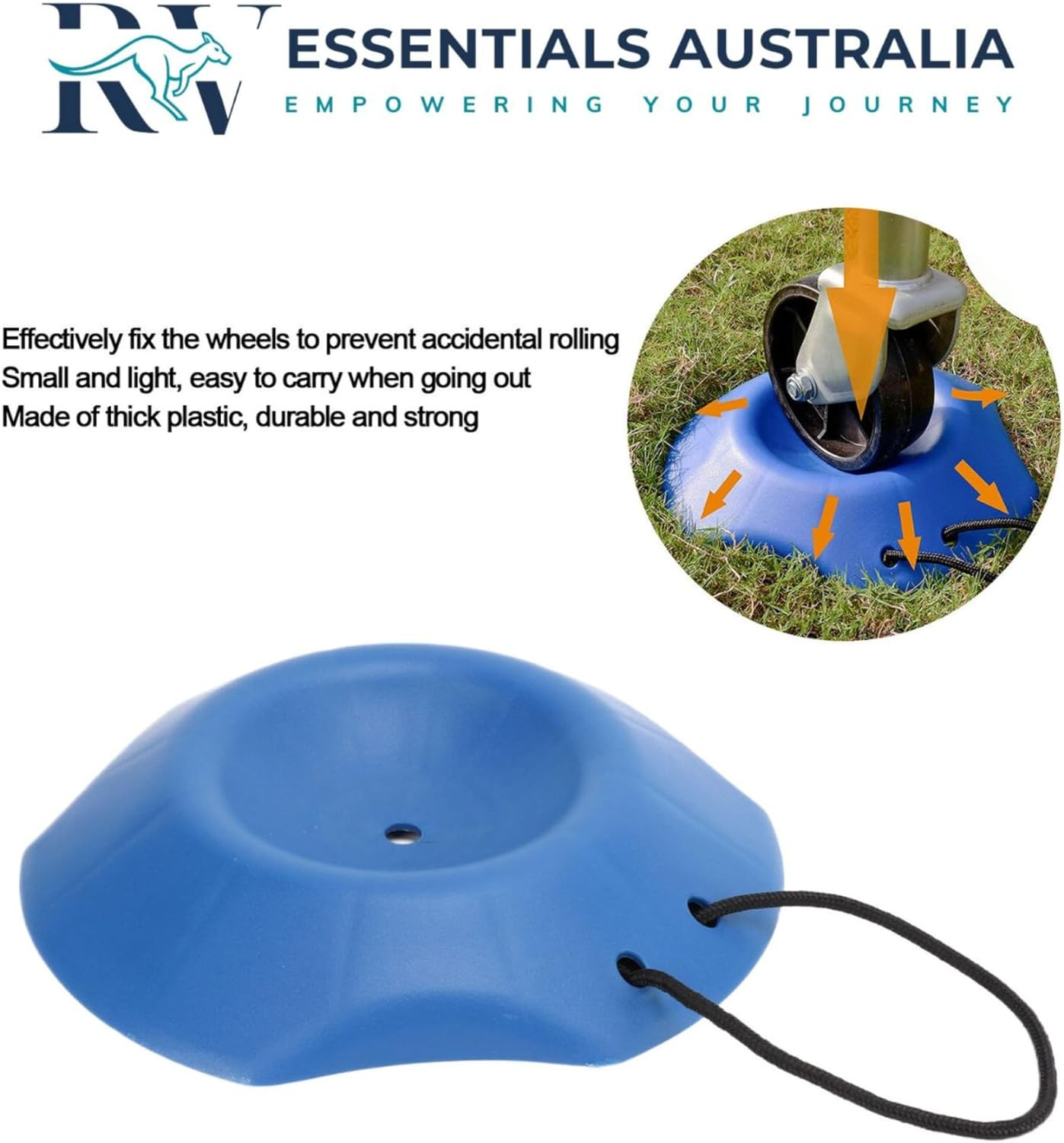 Jockey Wheel Chock, Jockey Wheel Receiver, Trailer Caravan, RV Wheel Dock, Jockey Wheel Dock, Wheel Dock for Caravans, Caravan Accessories image number 3