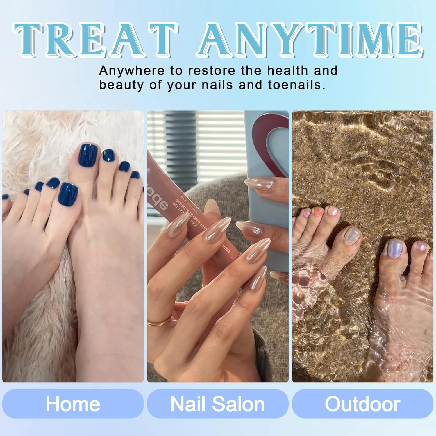 TZEKING Upgrade Nail Fungus Laser Device with Time Display, Nail Fungus Laser with Timer, Nail Fungus Treatment Device for Fingers and Toenails, Nail Fungus Treatment Quick Intensive, Nail Cleaning image number 6