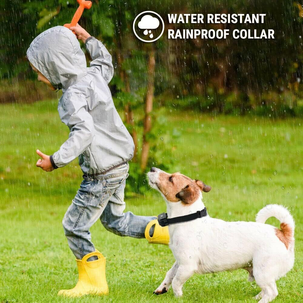 Electric Dog Fence System Invisible Electronic Wireless Pet Containment Waterproof Rechargeable Collar Hidden Fencing image number 2