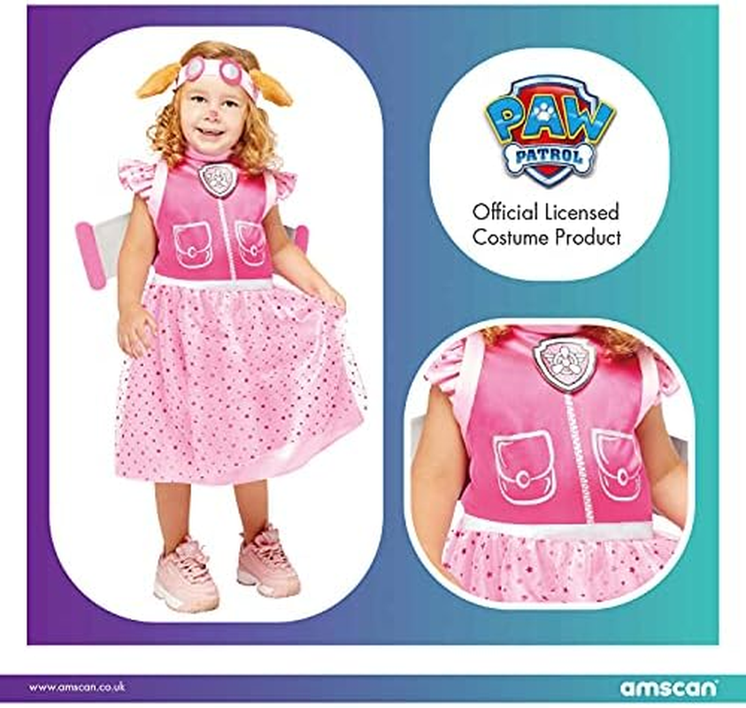 Amscan Unisex Children'S Paw Patrol Skye Deluxe Costume, Size image number 1