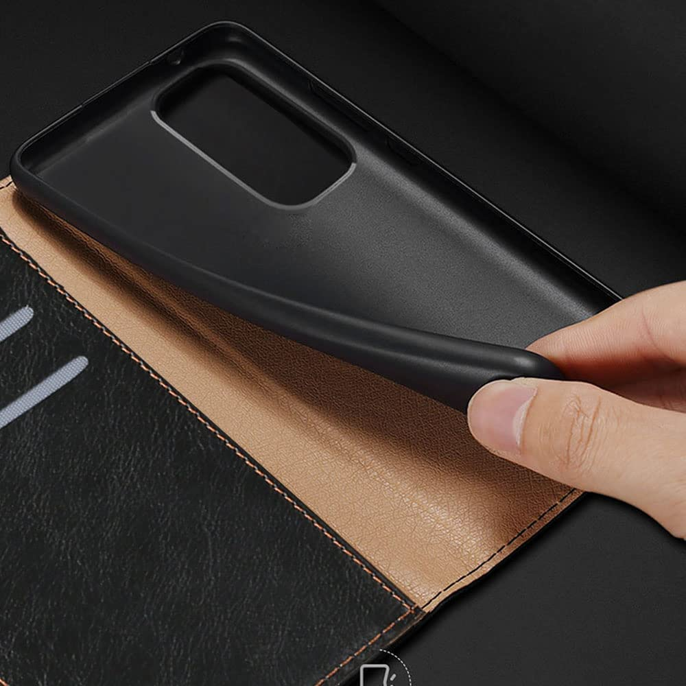 For Nokia X30 5G (6.43 Inch) Case, FORZARMOR Wallet Cover for X30 PU Leather Pockets Shockproof Magnetic Flip Card Holder (Black) image number 5