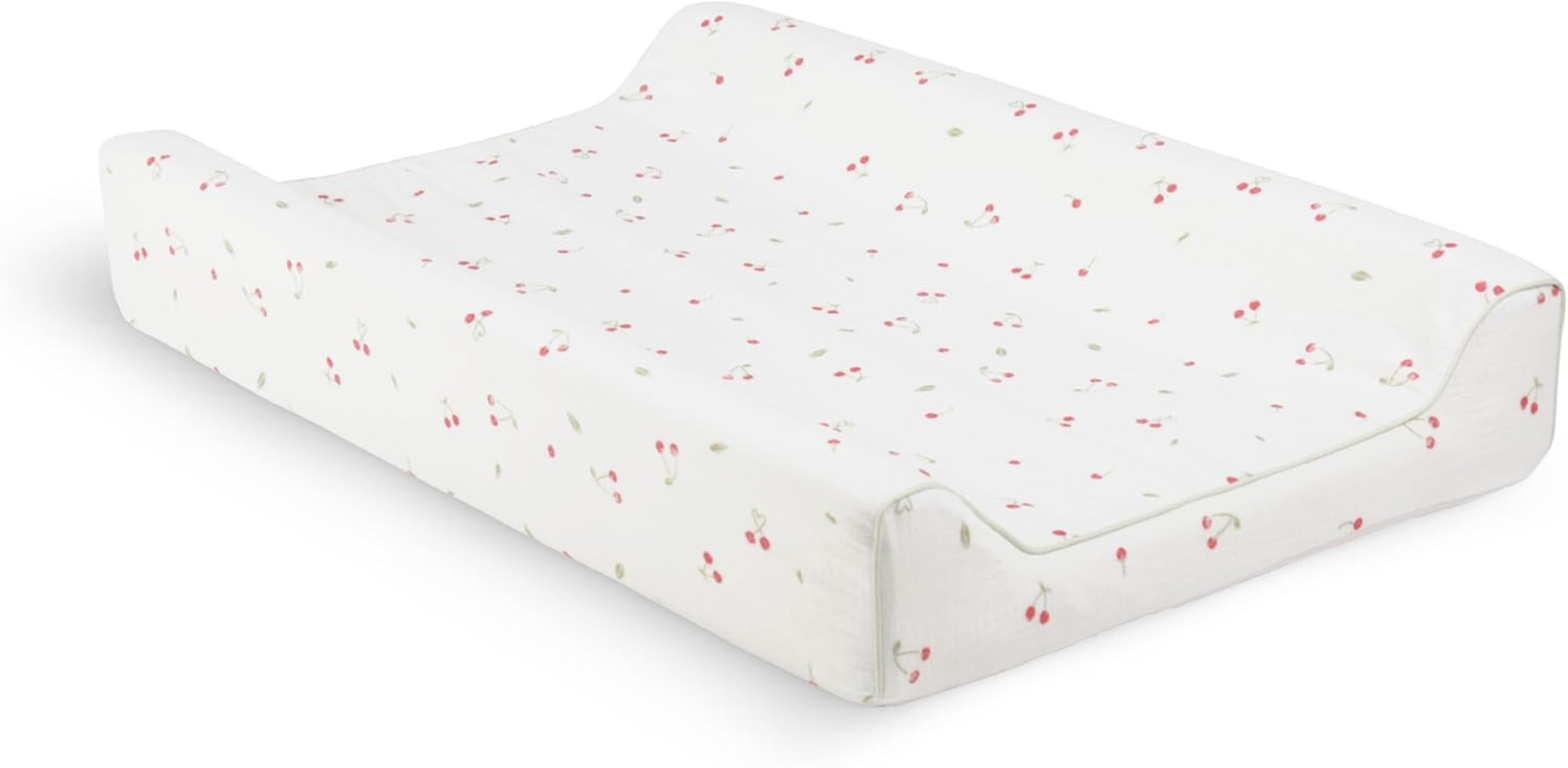 Cuddleco Baby Waterproof Natural Bamboo Memory Foam Changing Mat Pad - White