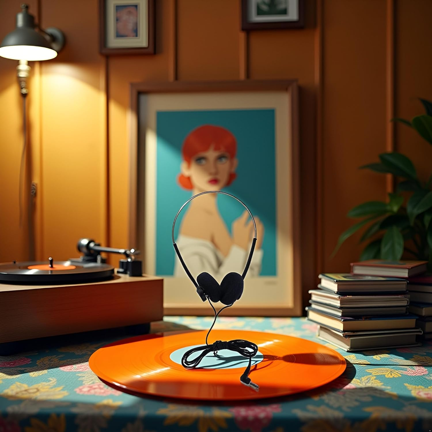 GANPUB Retro On-Ear Headphones,Wired Stereo Headphones,Headphone,Lightweight Portable Headphone with Adjustable Headband On-Ear Earbuds Earbuds and Accessories (Black)