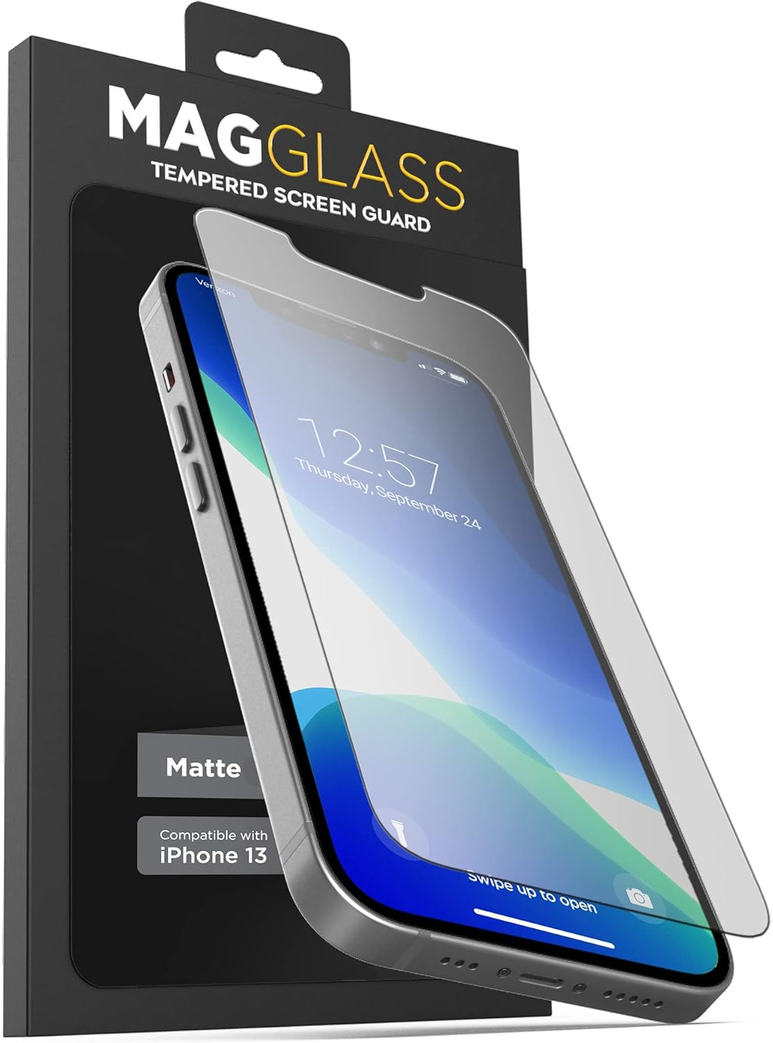 Magglass Matte Iphone 13 Mini Screen Protector - anti Glare Tempered Glass, Fingerprint Resistant Display Guard (Case Compatible) image number 5