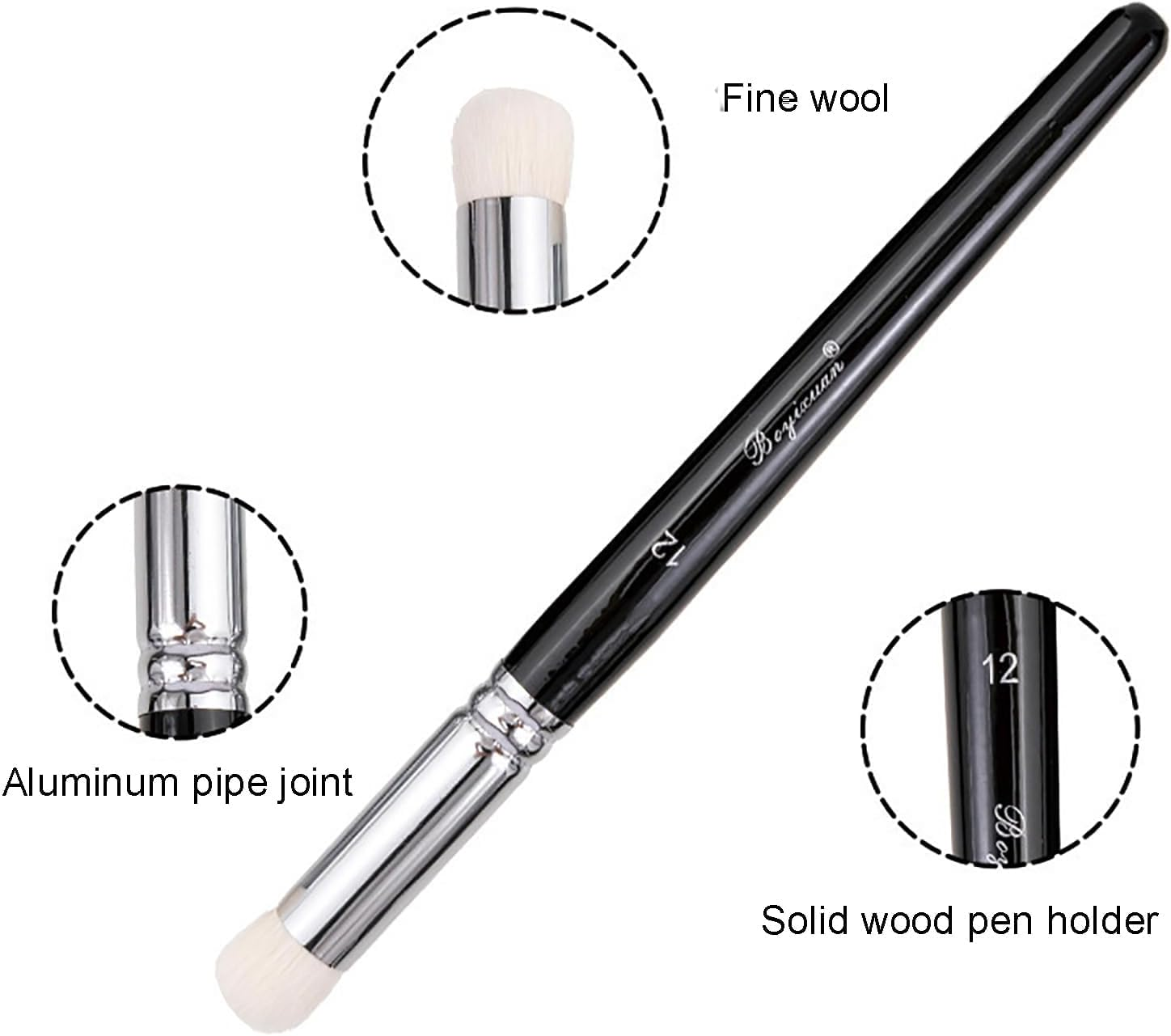 6Pcs Miniature Paint Brushes Drybrush Micro Detail Paint Brush Set, Small Fine Detail Brushes for Acrylic, Watercolors & Paint by Number, Figurine image number 4