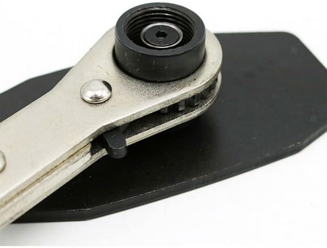 Ratchet Disc Brake Caliper Piston Spreader Separator Pad Press Install Tool with 360&deg; Ratchet for Twin and Quad Piston Calipers, 27X6Cm image number 5