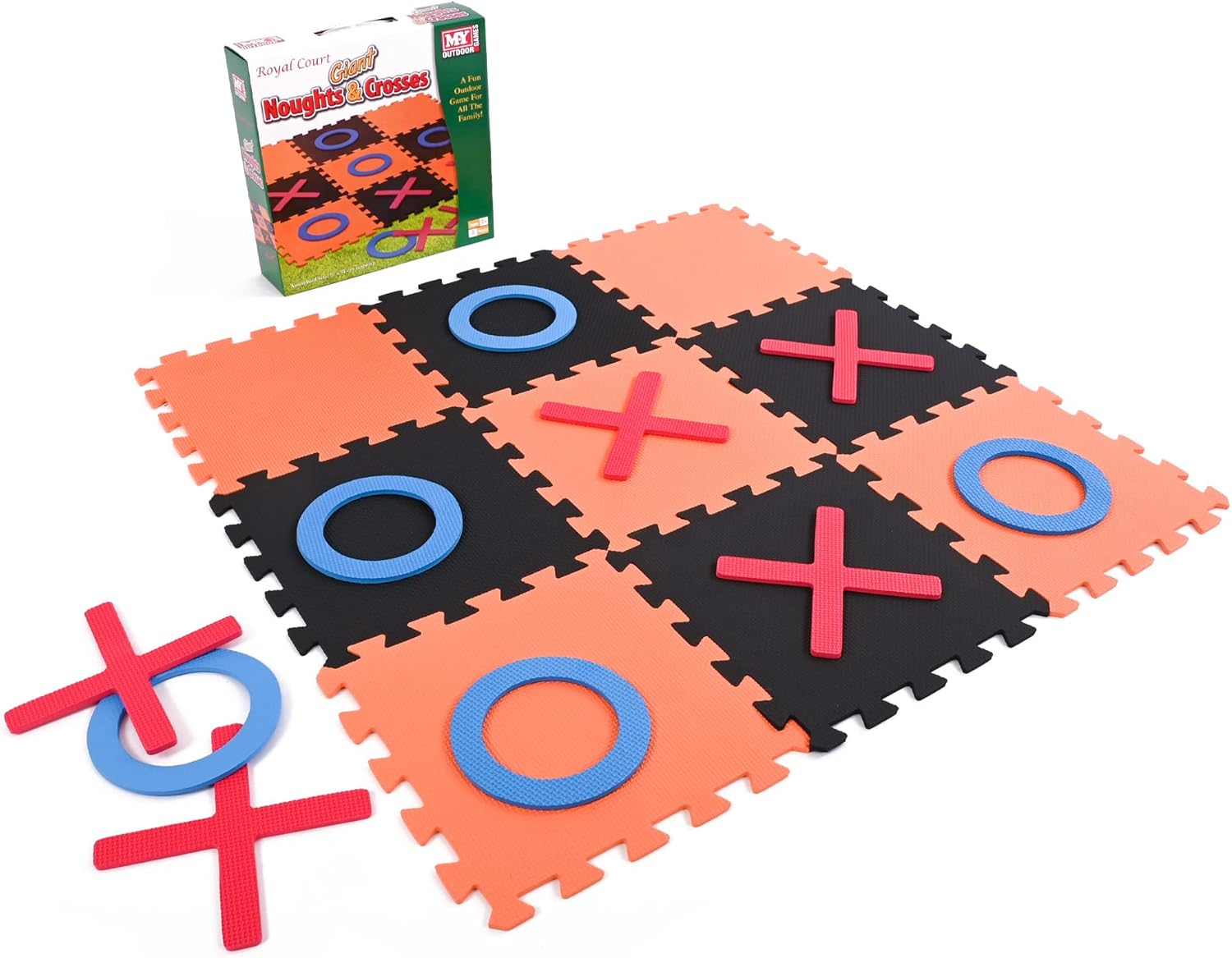 Royal Court Giant Eva Noughts & Crosses Game in Colour Box M.Y image number 3