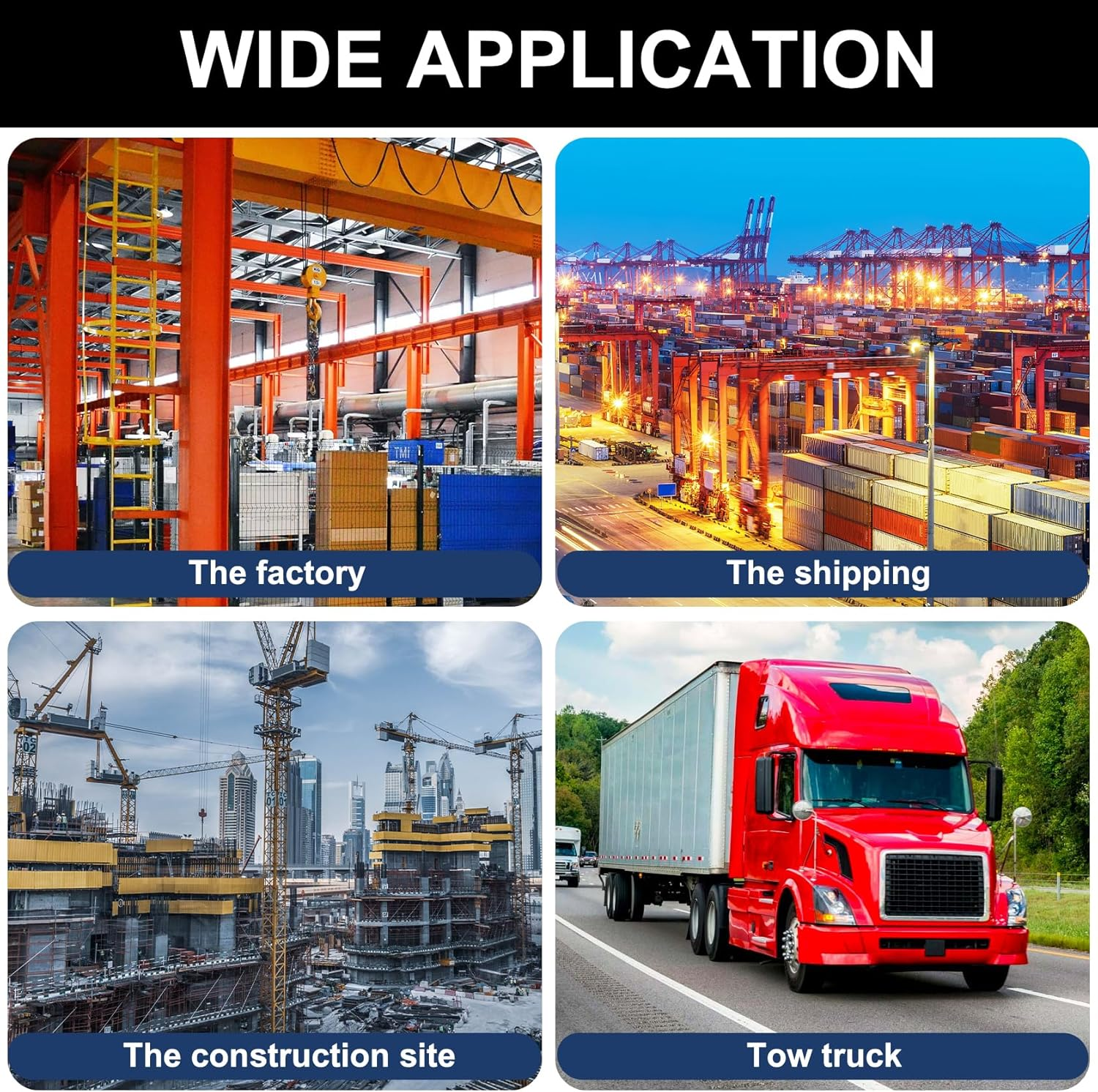 2 Pack Sling Hook with Hammerlock for Caravan Camper Trailer Safety Chain Connecting Extend (1.12T) image number 2