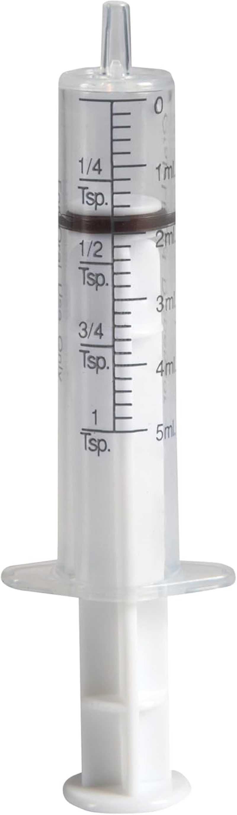 Dreambaby Baby Medicine Syringe - Clear Measurements Marks for Accurate Dosage - 5Ml Syringe with Cone Shaped Adapter for Easy Medicine Drawing image number 3