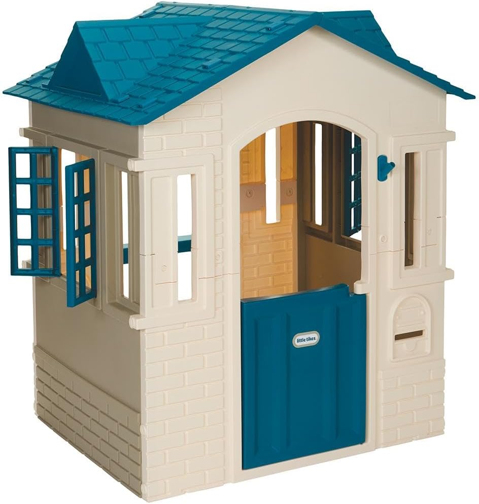 LITTLE TIKES Small Cape Cottage Refresh Playhouse, Blue image number 1