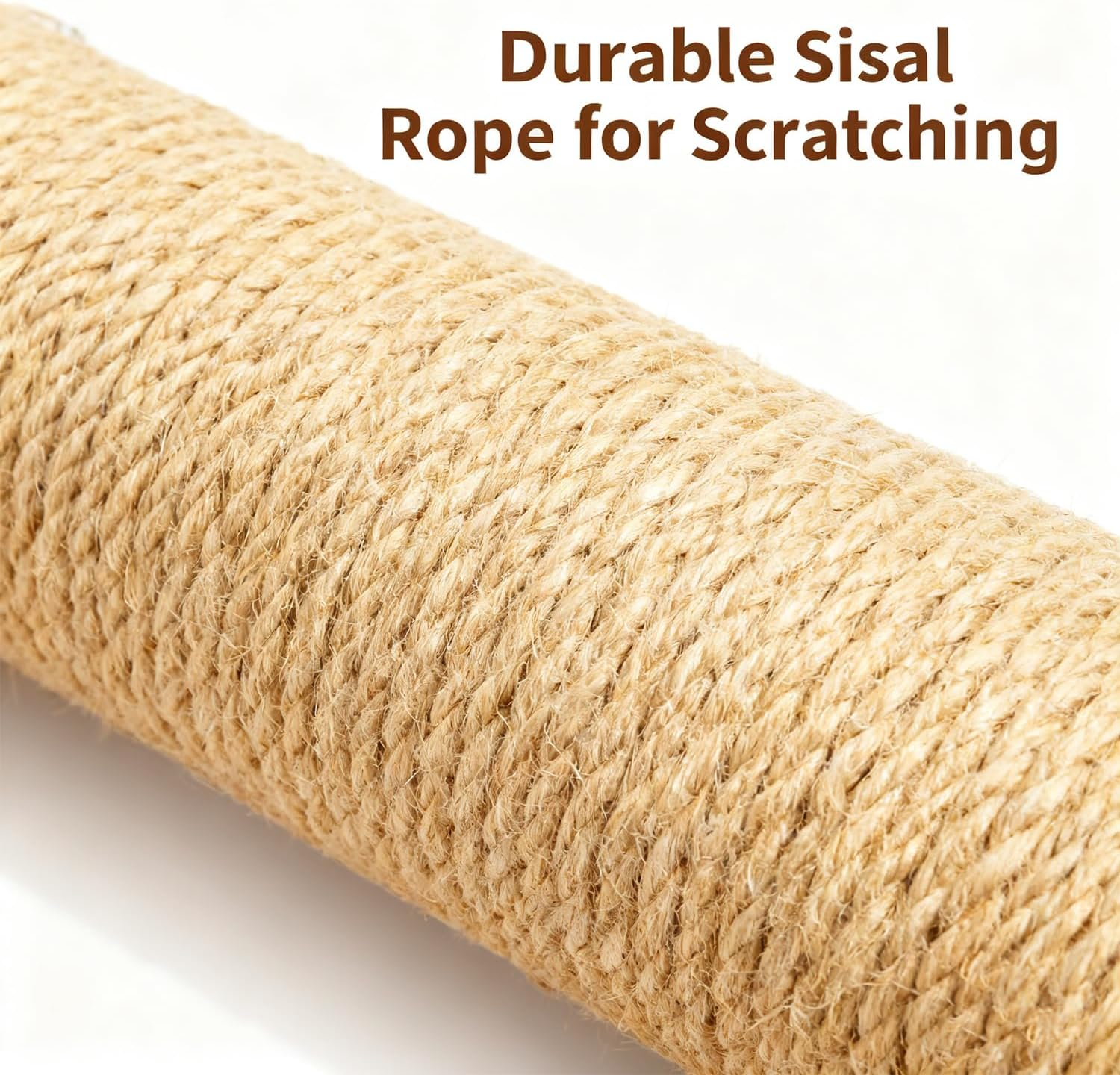 VIC Wooden Cat Tree, 150Cm/130Cm/120Cm Cat Furniture with Scratching Posts, Modern Cat Tower with Hammocks, Toys, Cat Condo Modern Environmental-Friendly Woodcraft Style (1.3M) image number 5