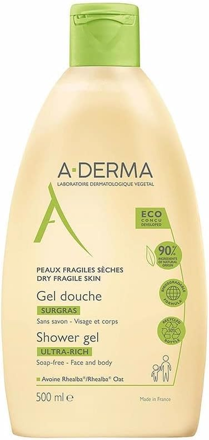 Aderma Surgras Shower Gel 500 Ml