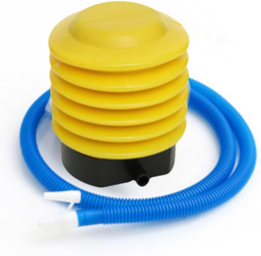Naisfei Balloon Pump, Corrugated Tube Foot Operation Inflatable Air Pump and Hose, Sports Inflatable Air Pump Used for Balloons, Exercise Balls, Yoga Balls, Pool Floats