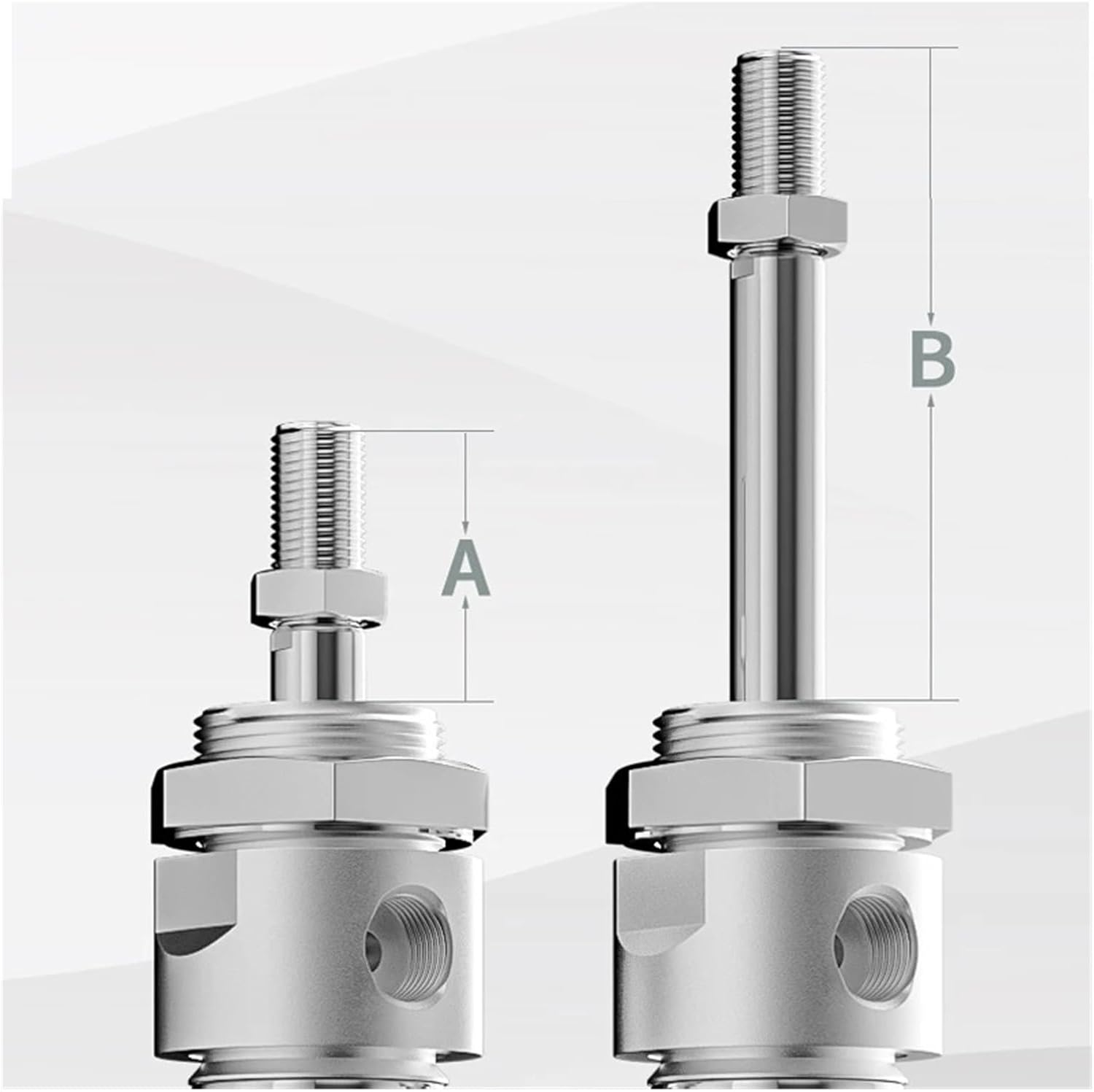 Stainless Steel Double Action MA Type with Magnet 16/20/25/32/40Mm Bore 25/50/75/100/125/150/175Mm Stroke Pneumatic Cylinder(Stroke 50Mm,Bore 40Mm) image number 5