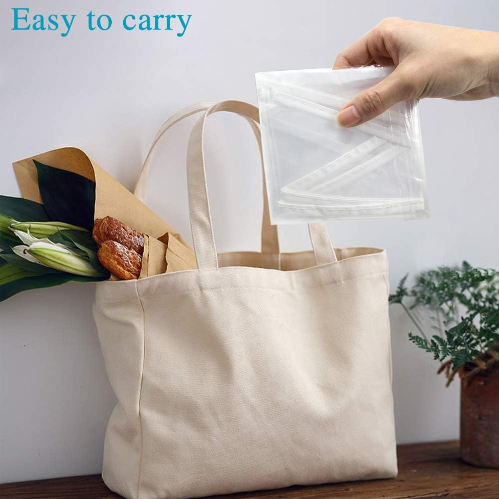 Selftek 2 Pcs Rain Hat Plastic Bonnet Protect Hairstyle for Women and Lady Clear White image number 5