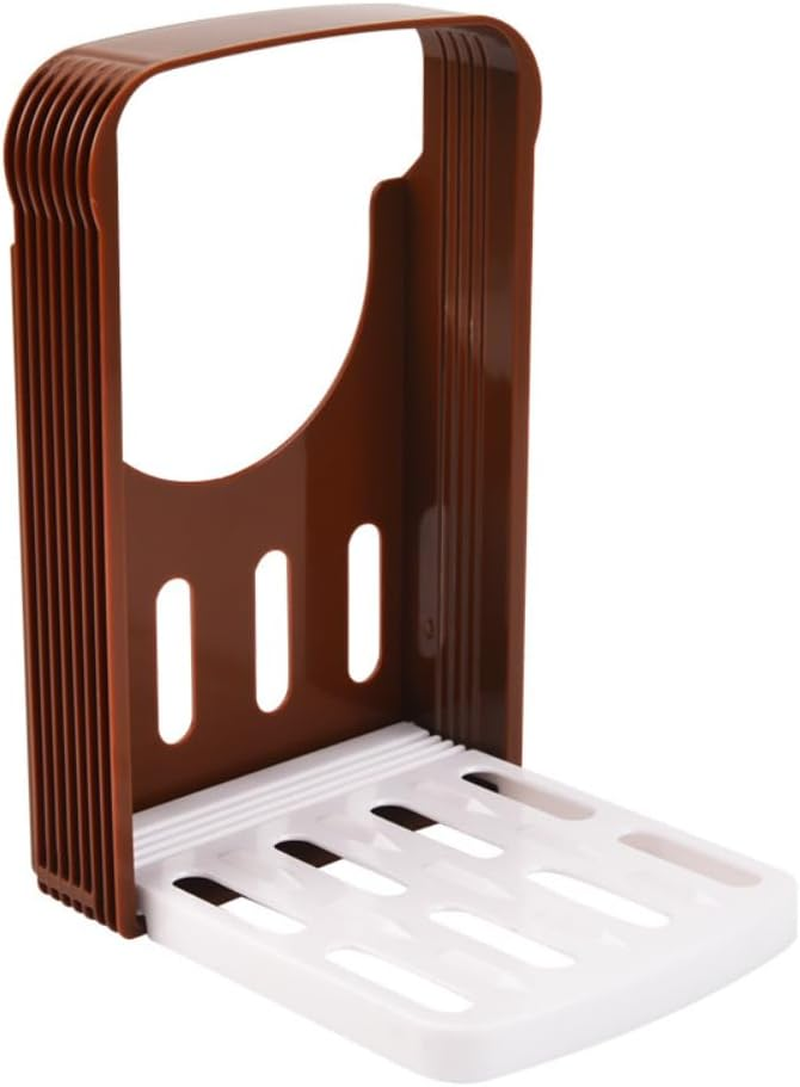 Poemtian Bread Slicer Kitchen Bread Slicer for Homemade Bread Bread Cutter Slicing Guide Slicer Cutting Loaf Toast Foldable and Adjustable Home Kitchen Accessories image number 2